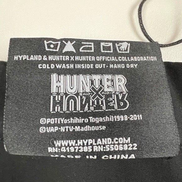 Hunter x Hunter Hypland Phantom Troupe Button Up Shirt S/S Anime NWT Mens L - Picture 9 of 11